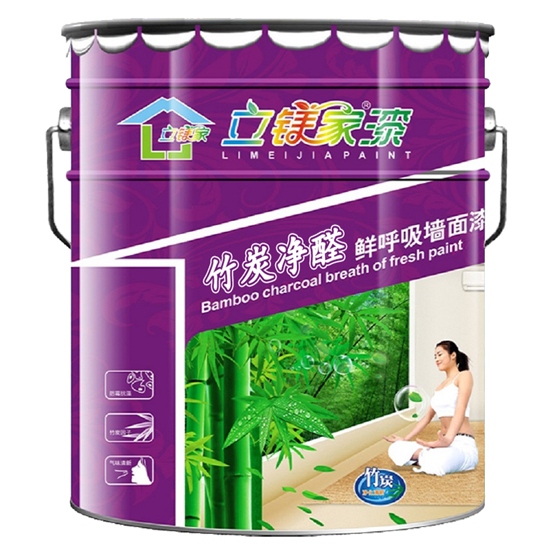 竹炭凈醛鮮呼吸墻面漆
